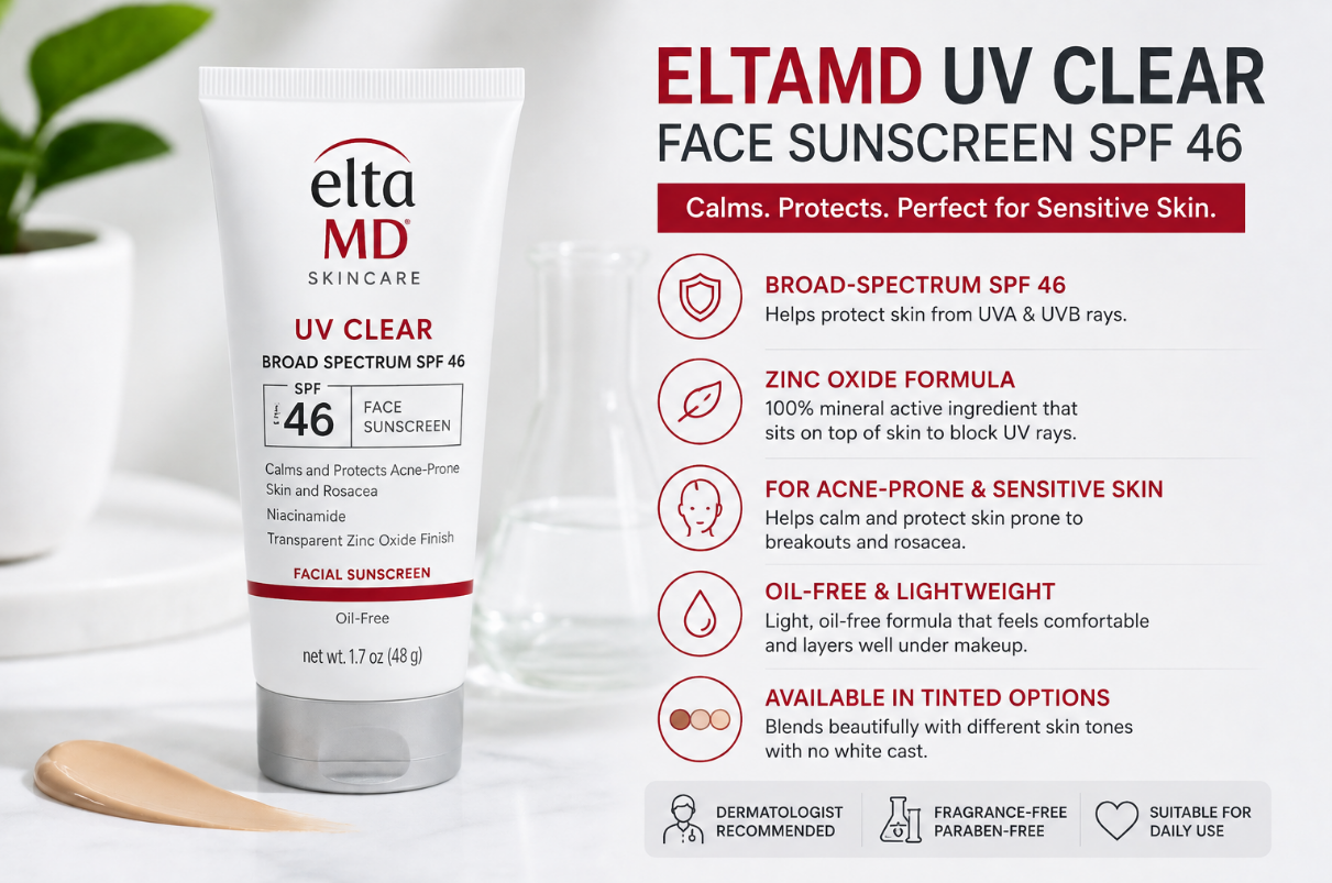 EltaMD UV Clear Face Sunscreen SPF 46 Review: Is It Worth It?
