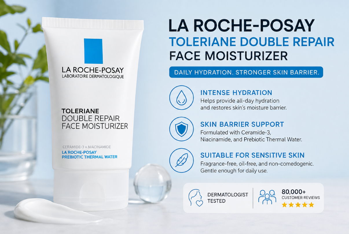 La Roche-Posay Toleriane Double Repair Face Moisturizer Review: Is It Worth It?